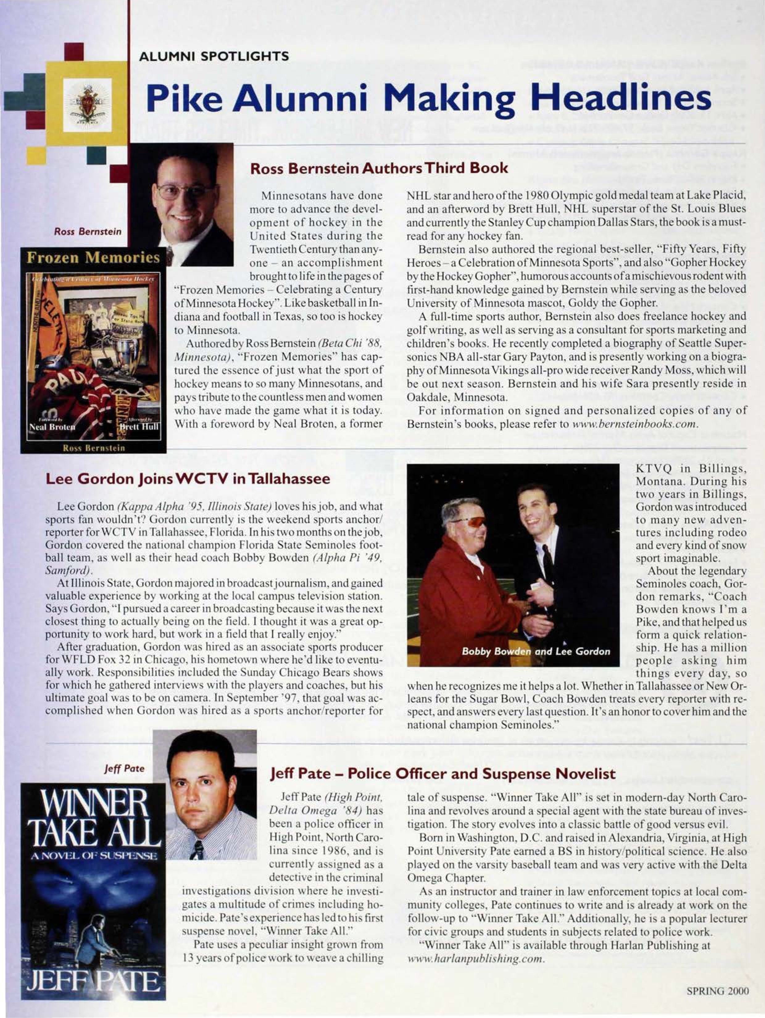 Pike Alumni Making Headlines